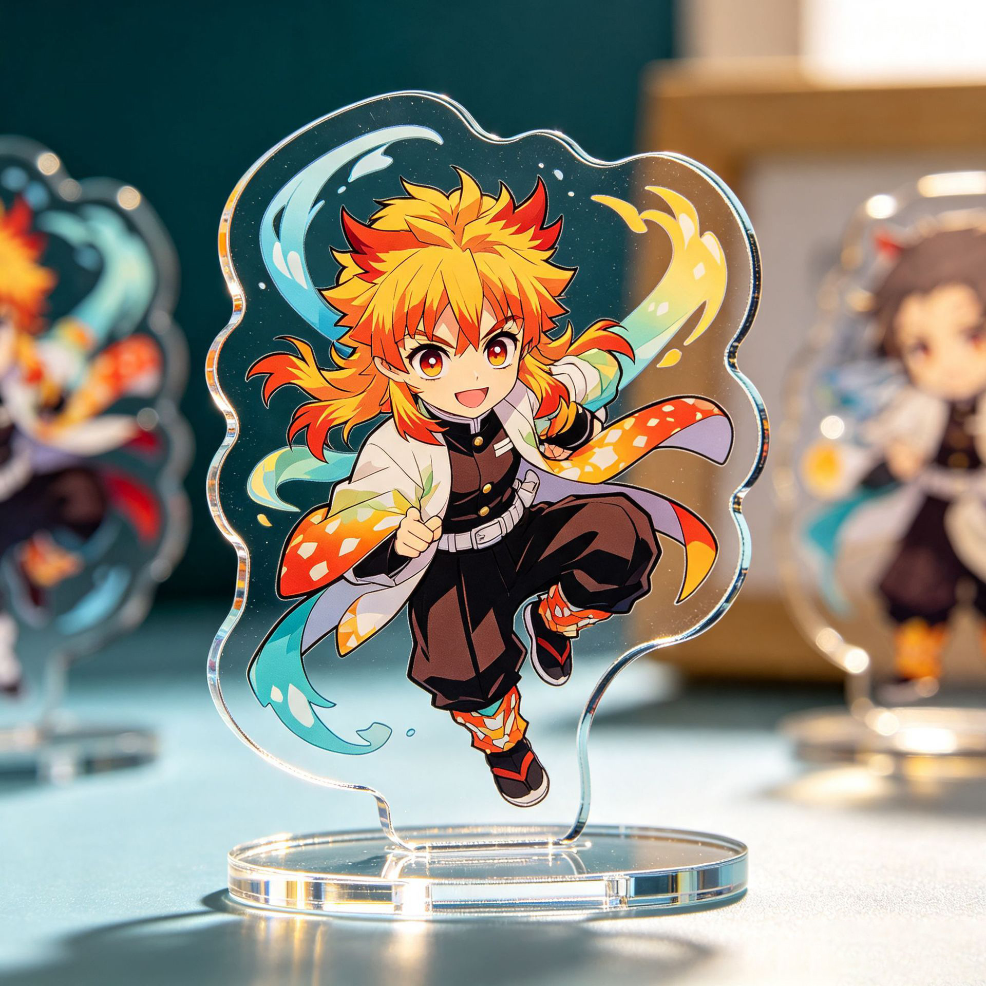 Double-sided high-transparency game and anime-themed acrylic custom small standees, creative student campus desktop decorations