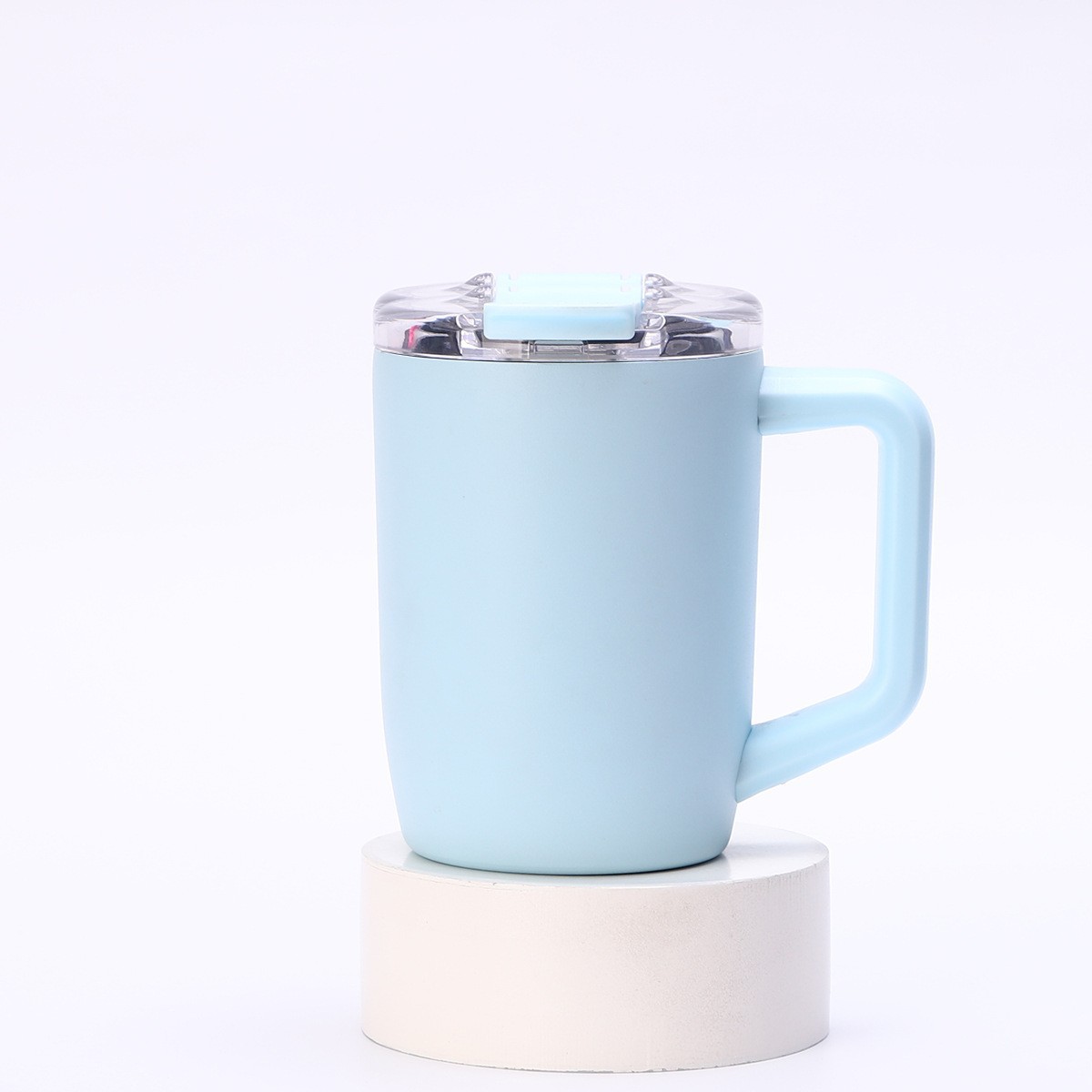 Nuevos productos transfronterizos de acero inoxidable 15oz taza de mango taza de oficina de negocios portátil taza de café taza de café taza