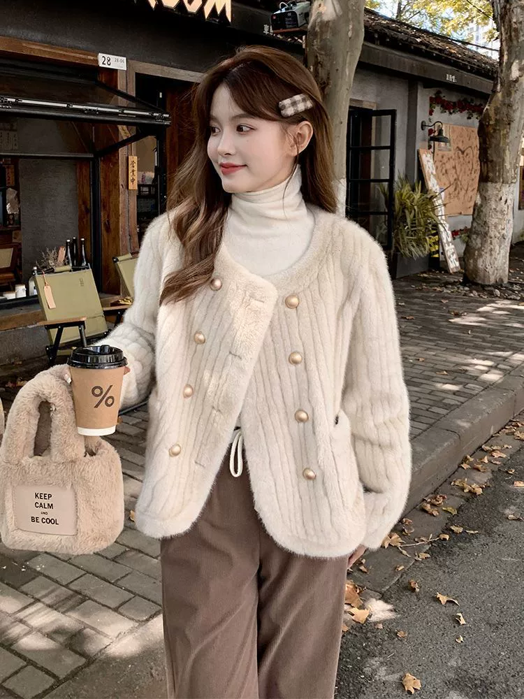 Demi-season jacket, coat, increased thickness, Korean style, internet celebrity