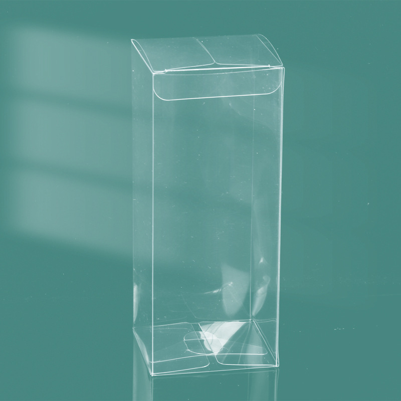 Caja de embalaje de PVC en stock caja transparente para mascotas rectangular helado caramelo fruta transparente joyería caja de plástico