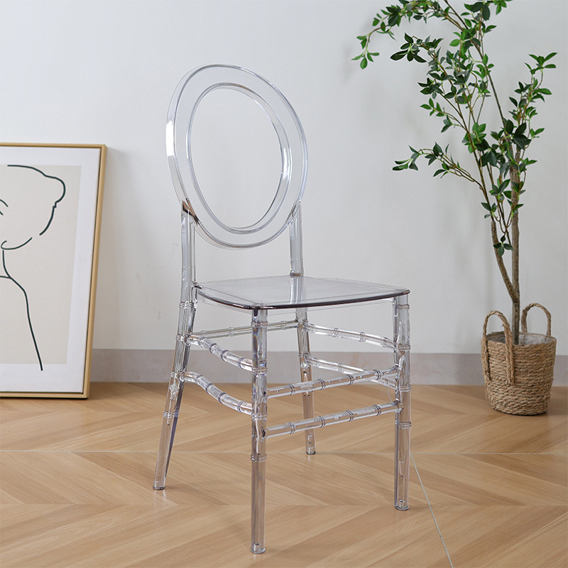 Silla con respaldo de acrílico O
