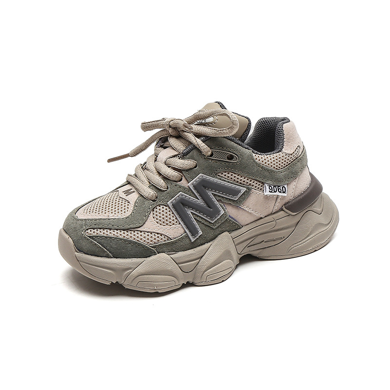 Kindersportschuhe Mesh atmungsaktiv 2023 Frühling und Herbst Neue Babyschuhe S'Schuhe Mädchen Papas Schuhe Mittelgroß_voghion.com