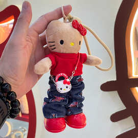【仅娃衣】长腿黑皮Kitty迷你娃衣kt装扮衣服手动diy玩偶衣服批发