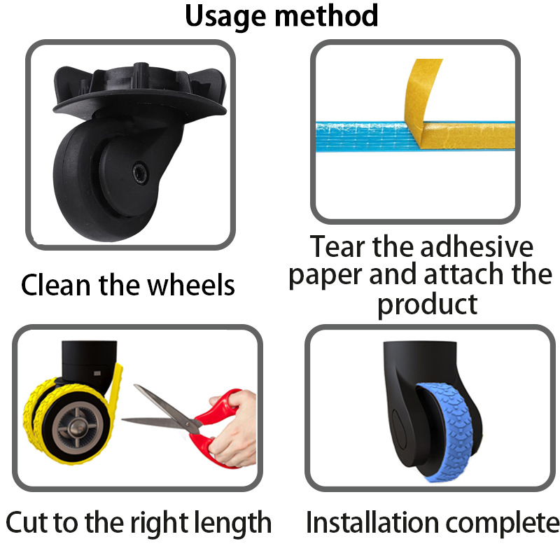 国境を越えた新型は、スーツケースのキャスターカバーを裁断することができます。