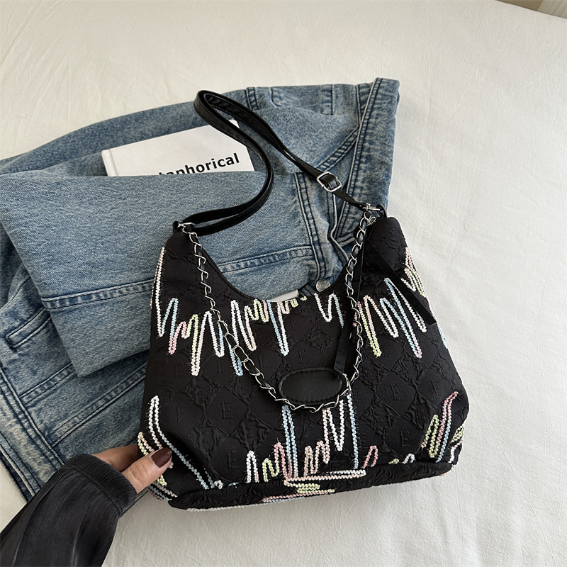 Bolso coreano para mujeres de gran capacidad 2024 nuevo bolso de tela de mochila de verano casual, bolsa de moda para viajar, bolso de hombro