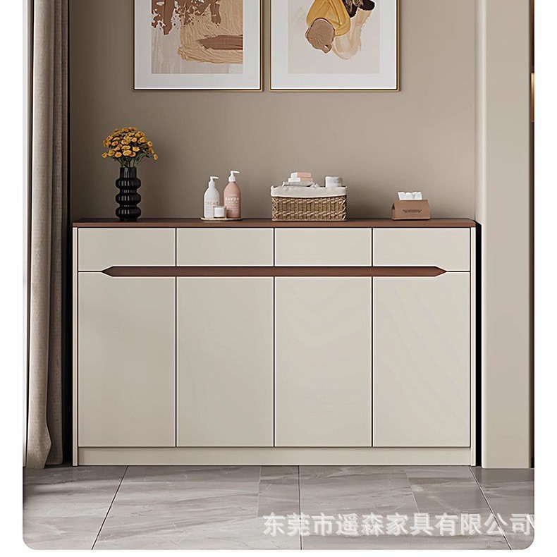 Balcony storage cabinet, sun-proof storage cabinet, wall-mounted integrated miscellaneous storage cabinet, bay window low cabinet, bedroom storage cabinet, shoe cabinet