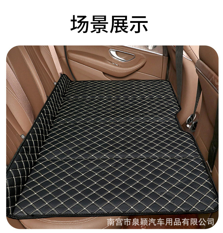 Inflatable-Free Foldable Car Mattress Rear Seat Cushion Car Universal Car Seat Cushion Chair Modified Bed Sleeping Rest Car Bed