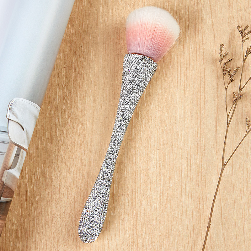 Diamantes transfronterizos, cintura pequeña, cepillo de red, rubor, cepillo de polvo suelto, base de uñas, número de polvo, cepillo de maquillaje al por mayor