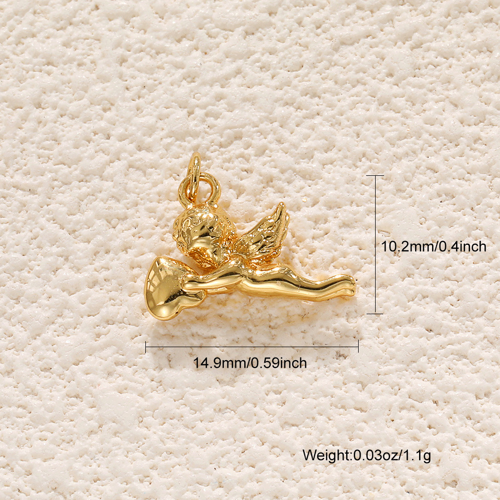 2g Weight Pendant Jewelry Making Type No Chain Chain Material 1 Piece Quantity Daily Occasion Copper Material Animal, Vocabulary Words/Name, Star, Moon, Heart Shape Pattern All Seasons Season Women's Gender Polished Finish Enamel, Plating Design Cute, Vintage Style Style 1 Piece Copper Animal Vocabulary Words/Name Star Polished Pendant 8