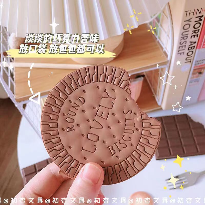 Forma de chocolate cuaderno fragante barra de notas estudiante de alto aspecto galleta forma cuaderno creativo pequeño cuaderno