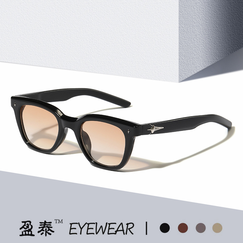 2024 New Gm Sunglasses for Women, High-End Fashionable Square Frame Sunglasses, Internet Celebrity Outing Anti-Uv Sunglasses