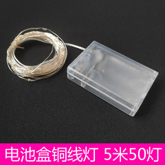 卸売りledランプ小カラーランプ5号電池ボックス銅線ランプギフトボックス花束装飾ランプクリスマスミニランプ