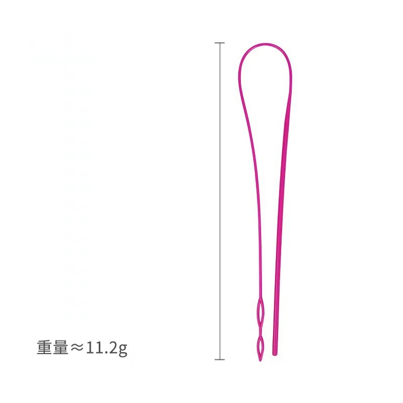 Enhebrador de cinta de plástico largo hecho a mano de bricolaje transfronterizo cinturón enhebrador de cuerda de cuerda elástica al por mayor