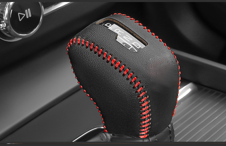 Volvo Xc90 Leather Gear Cover Xc60S90S60L Special Gear Cover V90S80L Gear Cover Modified Decoration
