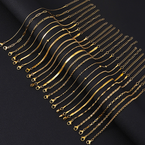 golden bracelet stainless steel