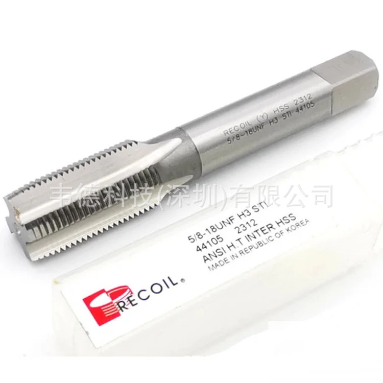 Recoil螺套专用丝锥45255 力可耐直槽丝攻ST2.5 X 0.45