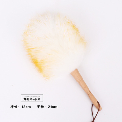 鶏毛禅子除塵家庭用掃除掃除灰毛布神器車用静電気大掃除除塵ウールはたき