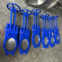 南充销售铸铁材质手动浆液阀 Z73X-10 软密封浆液阀 DN250 浆液阀