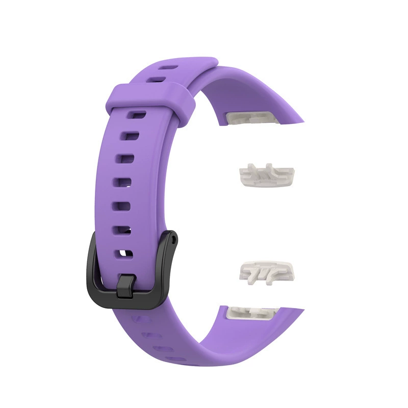 Подходит для Huawei Honor Band 6 однотонный силиконовый ремешок honorband6TPU мужской и женский спортивный простой заменный браслет