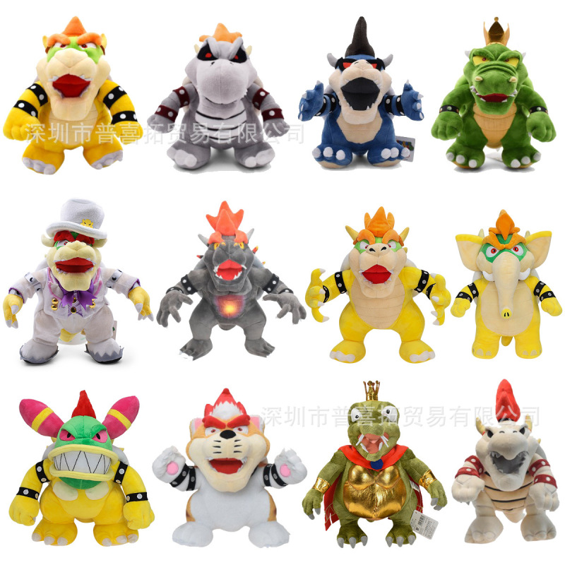 Large Classic Mario Yellow Bowser Fire Dragon High-Quality Plush Toy with Tag Super Mario Plush Doll Toy Large Classic Mario Yellow Bowser Fire Dragon High-Quality Plush Toy with Tag Super Mario Plush Doll Toy