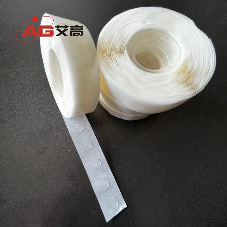 FUENTE Boda cumpleaños ronda Punto de dispensación de doble cara transparente globo pegamento punto pegajoso extraíble dispensación 100 puntos