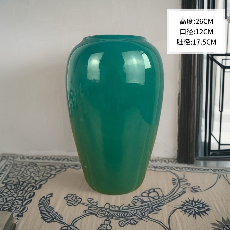Jingdezhen nuevo vasos de cerámica china plantación de macetas de cerámica retro flores secas sala de estar floral decoración fábrica de imperfecciones