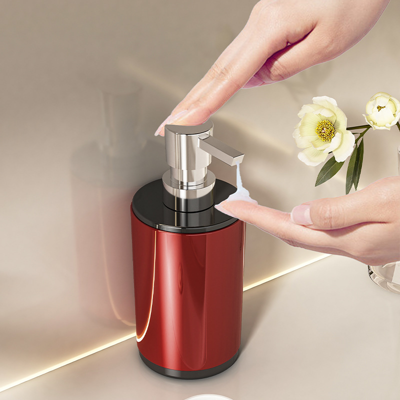 Baño de estilo retro, loción de baño, botella subenvasada, gel de ducha para el hogar de alto valor, desinfectante de manos, botella de prensa avanzada