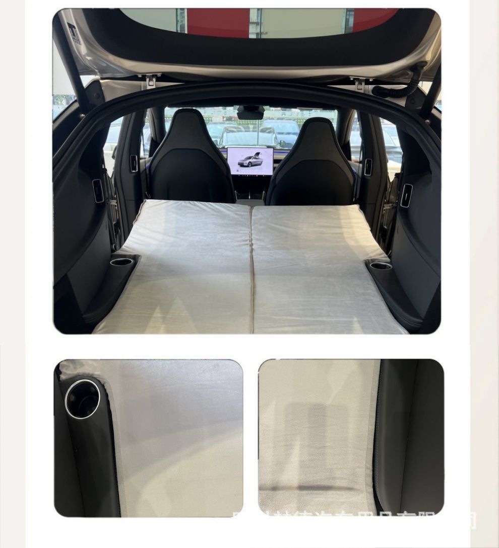 Suitable for Tesla Model Yl Car Camping Style Mattress Trunk Leveling Mattress Travel Bed Free Inflatable Mattress