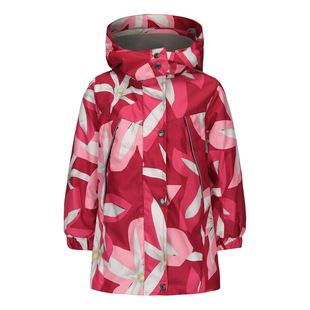 Children's Autumn and Winter Fleece Coat New Boys and Girls fleece-lined Cartoon Printed Windproof Waterproof plus size Jacket