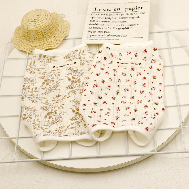 宠物衣服春夏ins日韩猫咪衣服猫狗衣服法斗衣服比熊胖狗居家睡衣