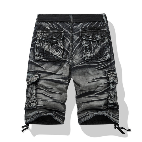 Amazon Summer Men's Work Pants Loose Plus Size Pure Cotton Men's Five-Pocket Casual Pants