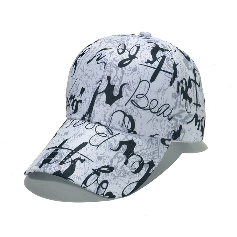 Unisexe Style Simple Style Classique Lettre Impression Avant-toit Incurvé Casquette De Baseball display picture 3