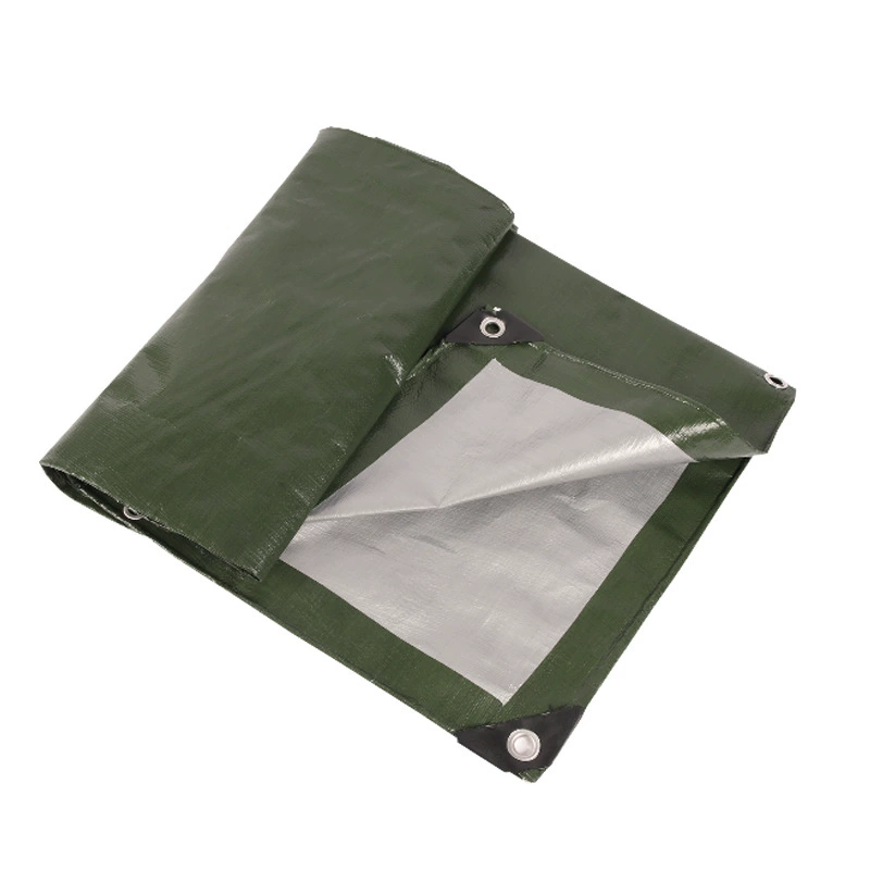 Jun Green Silver 160 G Против дождя ткань водонепроницаемая ткань PE пластиковый канопли ткань тент для навеса и влагостойким полем на открытом воздухе