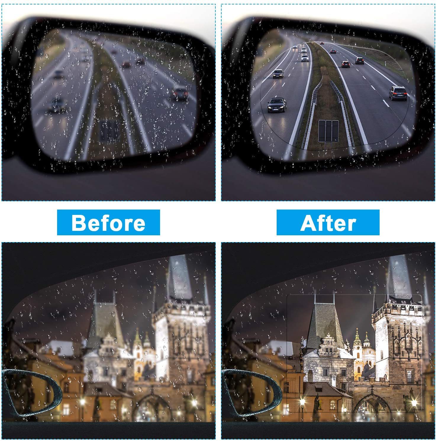 Hgkj-Auto-S2 Car Rainproof Anti-Fog Glass Coating Waterproof Windshield Spray Agent