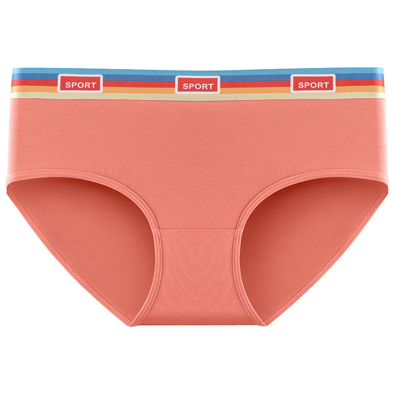 60 bragas modales para mujer, calzoncillos antibacterianos para niñas de cintura media, nuevo estilo deportivo, refrescante y sin costuras