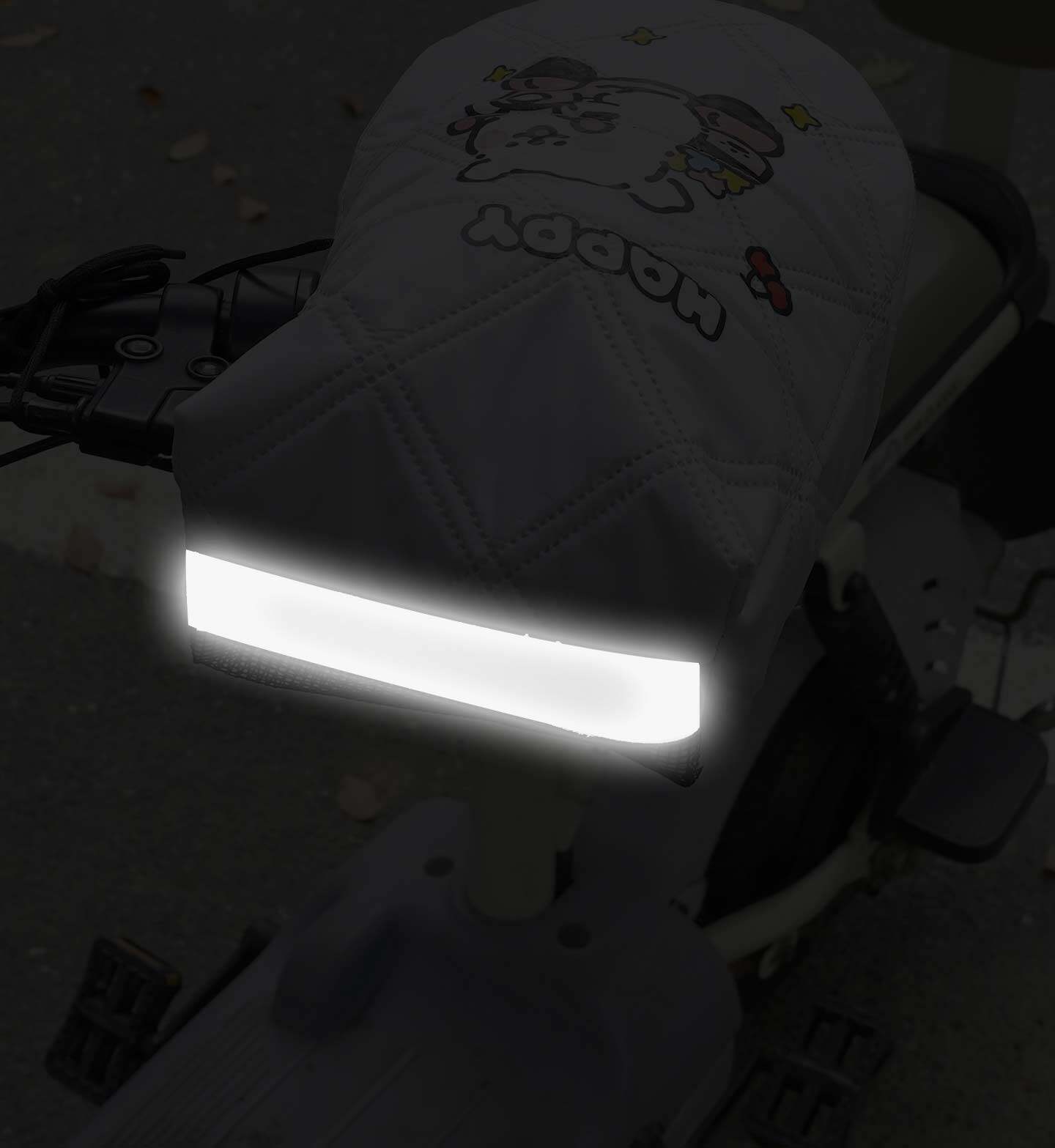 Electric vehicle handlebar cover for summer, windproof, sunshade, sun protection, waterproof, suitable for both men and women, universal sunshade handlebar cover for electric motorcycles