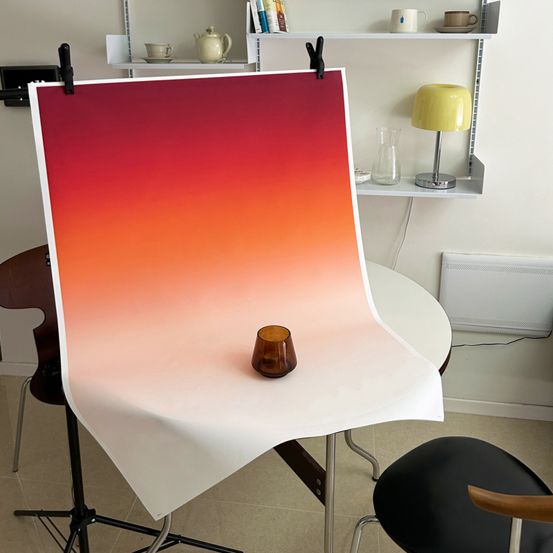 Large Size Gradual Change Background Paper Photo Props Photography Handmade Commercial Still Life Posing Cyber Celebrated Morandi Background Cloth