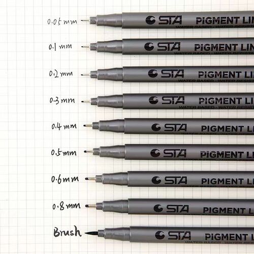 Star 8050 art hook needle pen comic design engineering drawing hook pen stroke sketch hand-painted pen