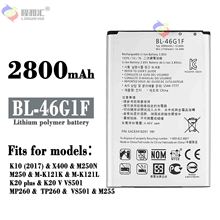 适用LG K10(2017)/X400/M250/K20plus/K20 BL-46G1F手机电池批发