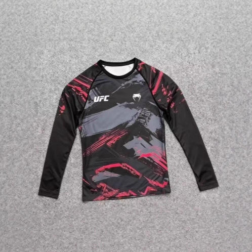 2025Ufc 3D Long-Sleeved Men's Jiu-Jitsu Bjj Fitness T-Shirt Stretchable Quick-Drying Fitness T-Shirt Long-Sleeved 2025Ufc 3D Long-Sleeved Men's Jiu-Jitsu Bjj Fitness T-Shirt Stretchable Quick-Drying Fitness T-Shirt Long-Sleeved