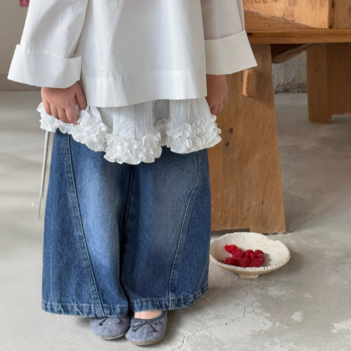 儿童女童新款春季直筒裤