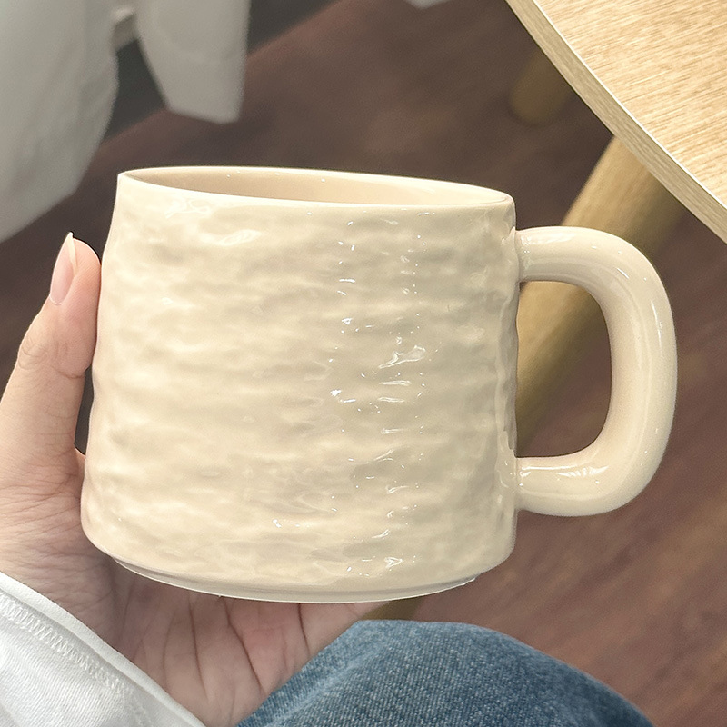 Taza de cerámica doméstica taza de agua taza de café de oficina taza de regalo de cumpleaños taza de desayuno de alto valor