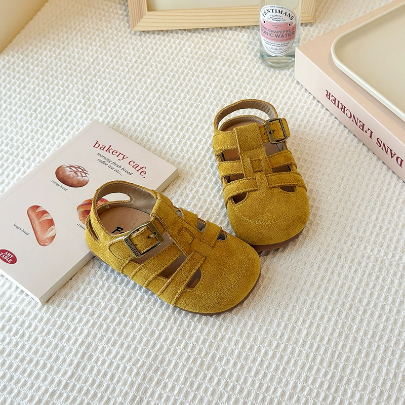 Children's summer shoes, fashionable comfortable footwear for boys for leisure girl's, sandals, Korean style, 2025 years
