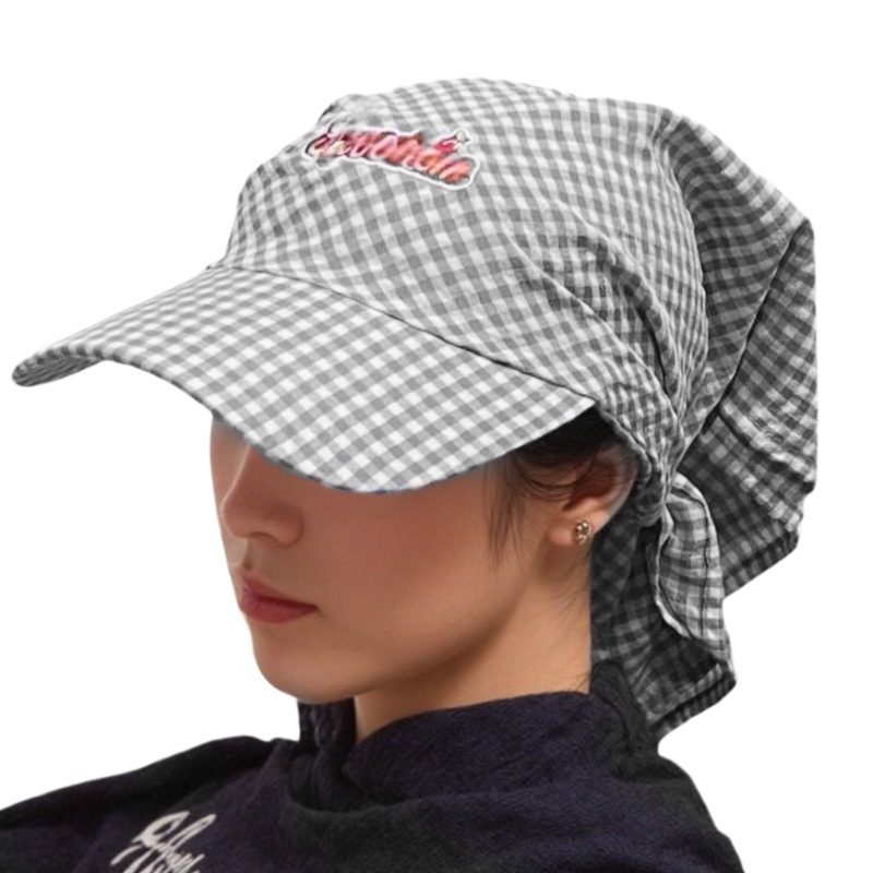 체크무늬 회색