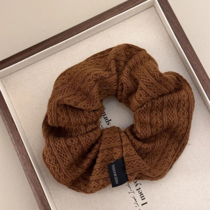 Perlas de terciopelo de alta sensación, anillo de cabello de intestino grande, temperamento femenino elegante, cuerda de cabello de cola de caballo baja, cuerda de cabello de alta elasticidad no dañada