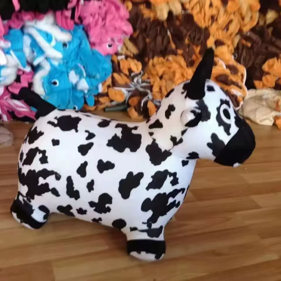 厂家生产跳跳马布马儿童充气玩具批发支持来图来样定做