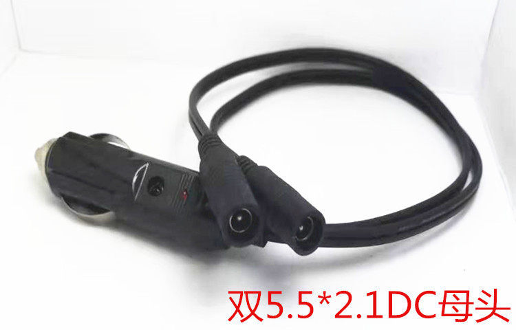 Car Cigarette Lighter Plug Splitter Dc Male to Female Adapter Power Extension Cord for Heating Pads, Blankets, and Charging