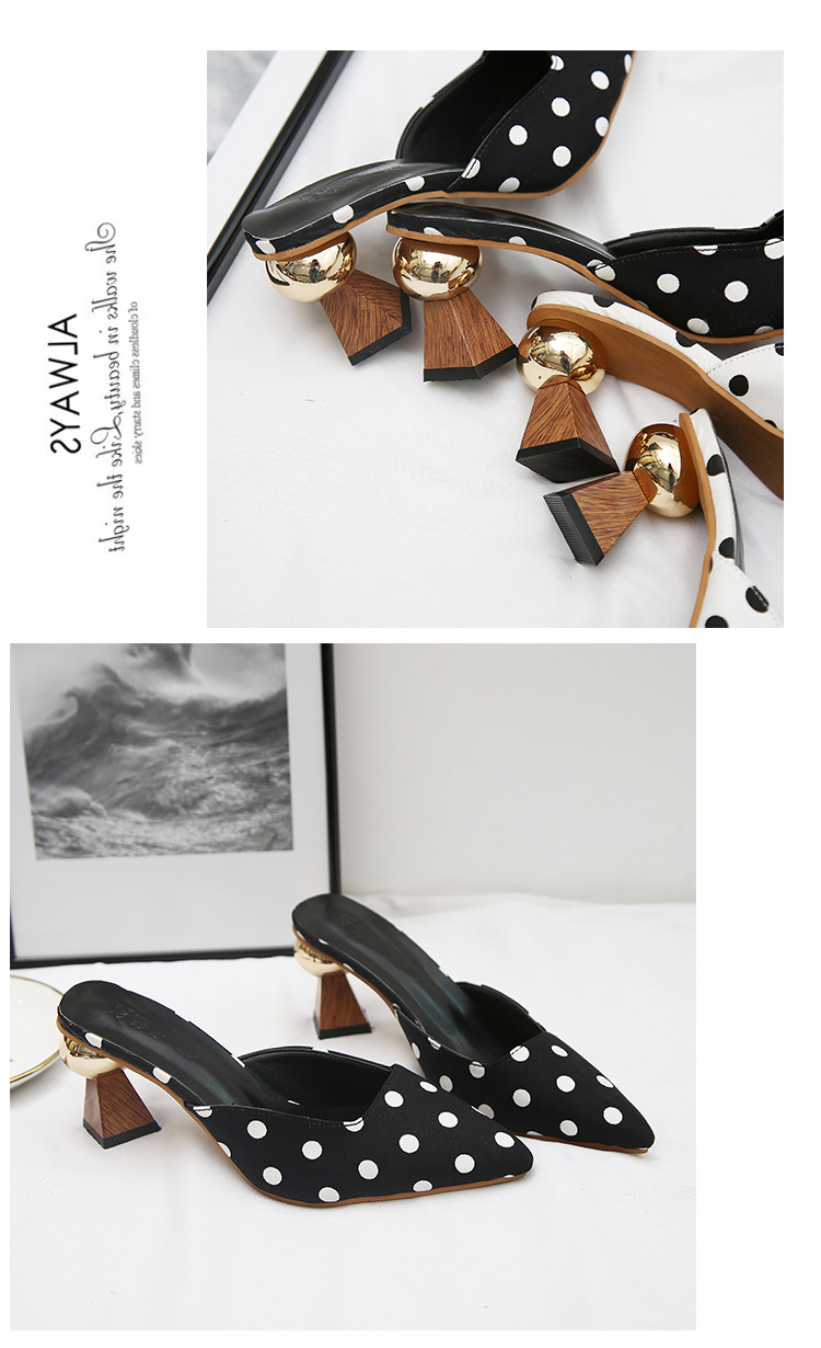 Sophisticated white mule shoes