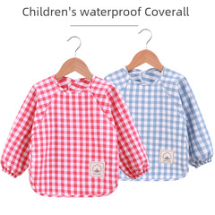 Summer Baby Bib Children Apron Bib Infant Waterproof Dirty Meal Reverse Wear Thin Boys and Girls Protective Clothing 