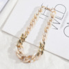 Trend design fashionable accessory, universal resin, necklace, chain, European style